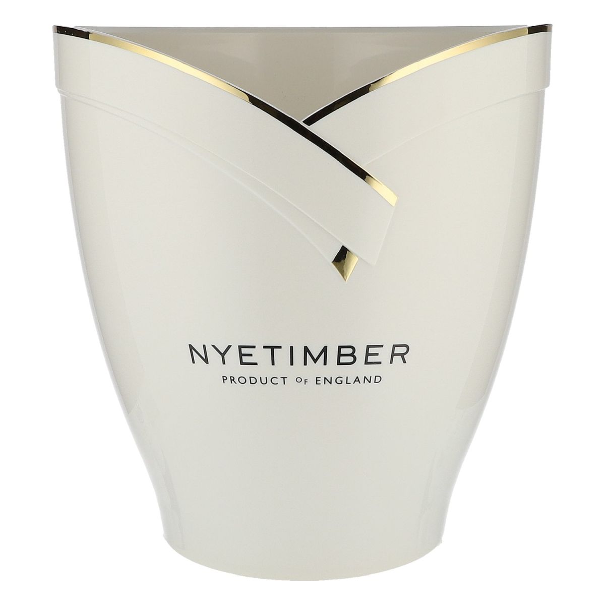 Nyetimber Wine Bottle Cooler Gold Rim Ice Cube Tray Ice Bucket Gastro