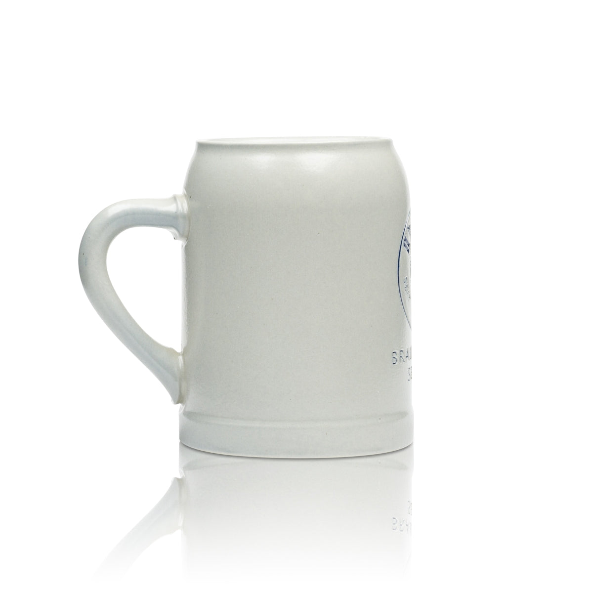 Oberbräu Beer Glass 0.5l Light Stone Mug Seidel Glasses Mugs Handle Clay Ceramic – View 2