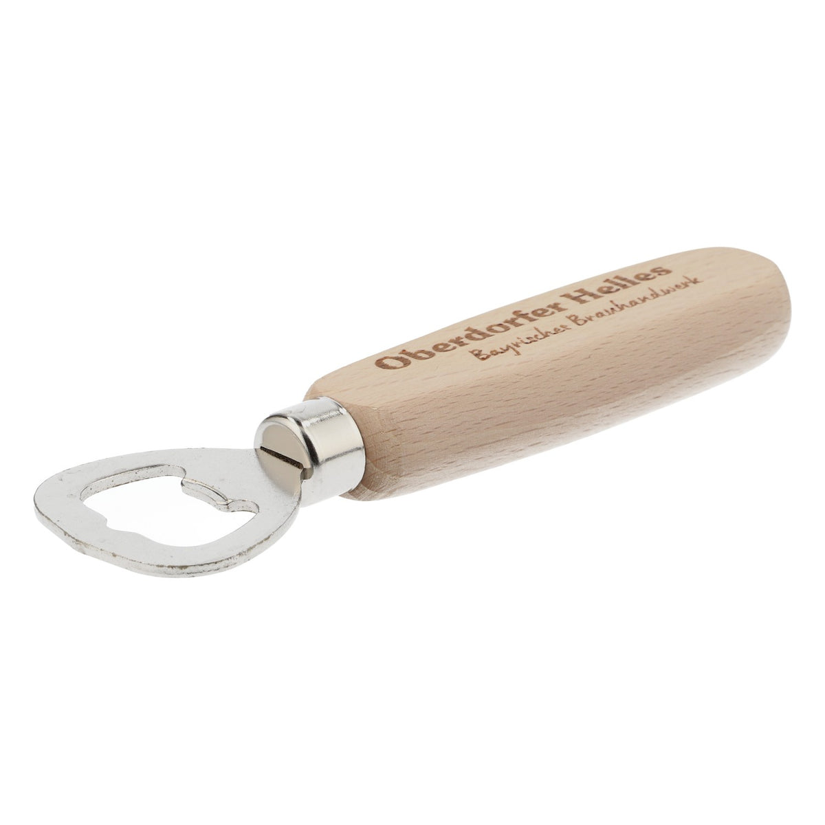 Oberdorfer Beer Retro Bottle Opener Cap Opener Opener Wooden Handle
