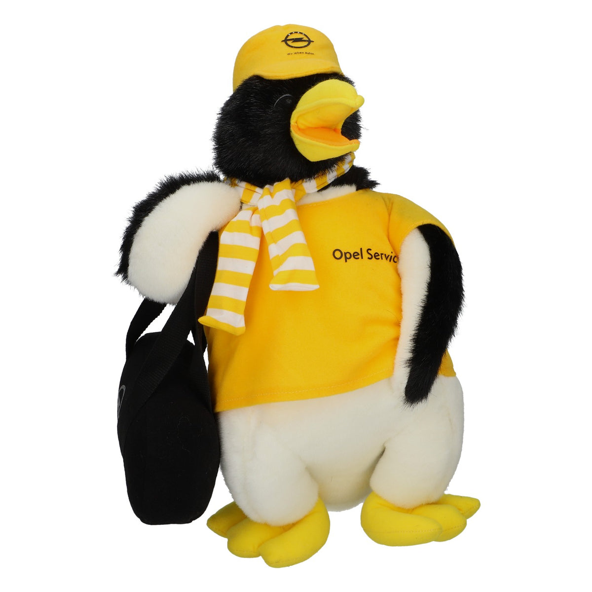 Opel Toy Cuddly Toy Plush Toy Opel Service Tool Bag Penguin Yellow