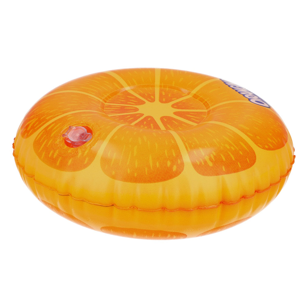 Orangina soft drink shrinking drink holder for pool Orange inflatable – View 4