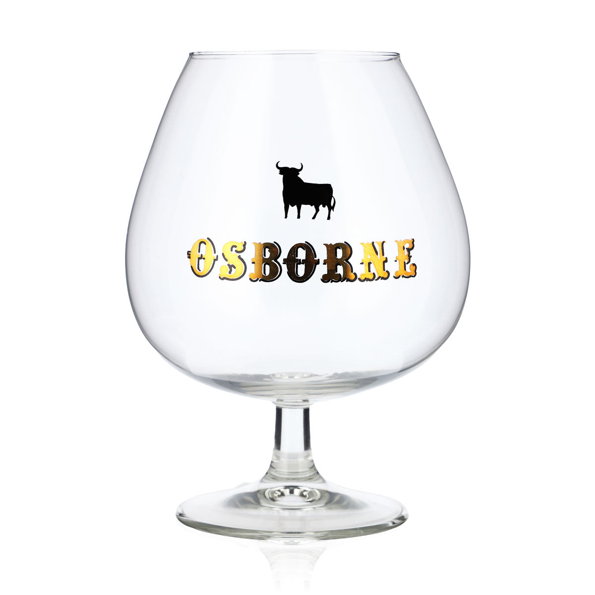 Osborne Cognac Glass 81cl Balloon Glass Swivel Logo Bull Böckling