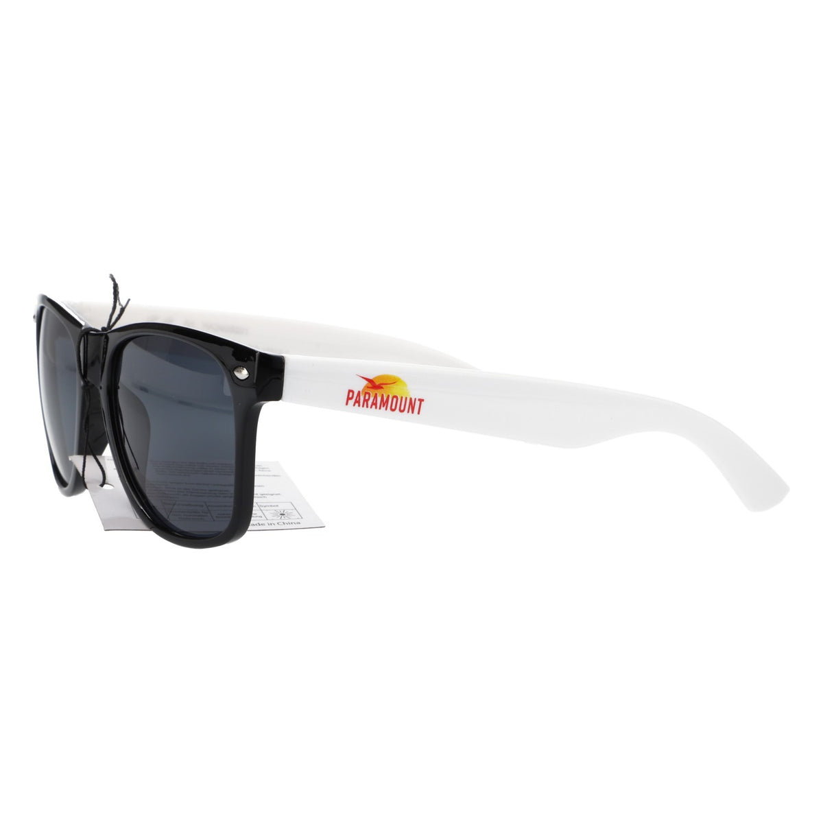 Paramount Sunglasses Glasses Sunglasses Party Black White Temples – View 2