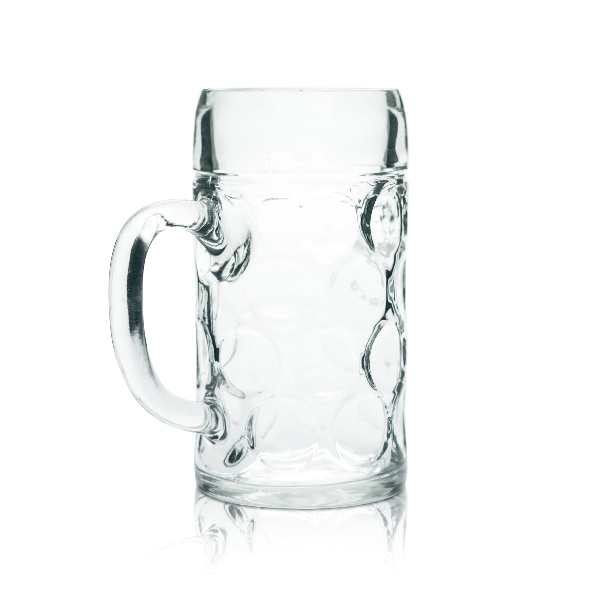 Parkbräu beer mug glass 1l beer mug Seidel glasses folk festival catering oak – View 2