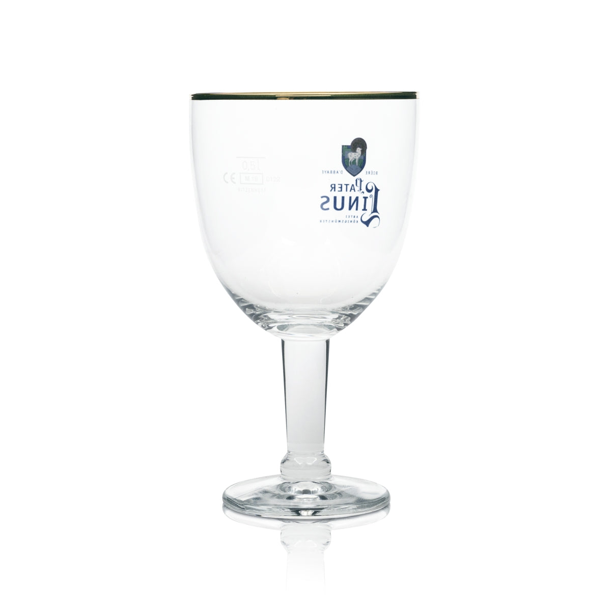 Father Linus Beer Glass 0.5l Abbey Cup Gold Rim Ritzenhoff Balloon Glasses Abbey – View 2