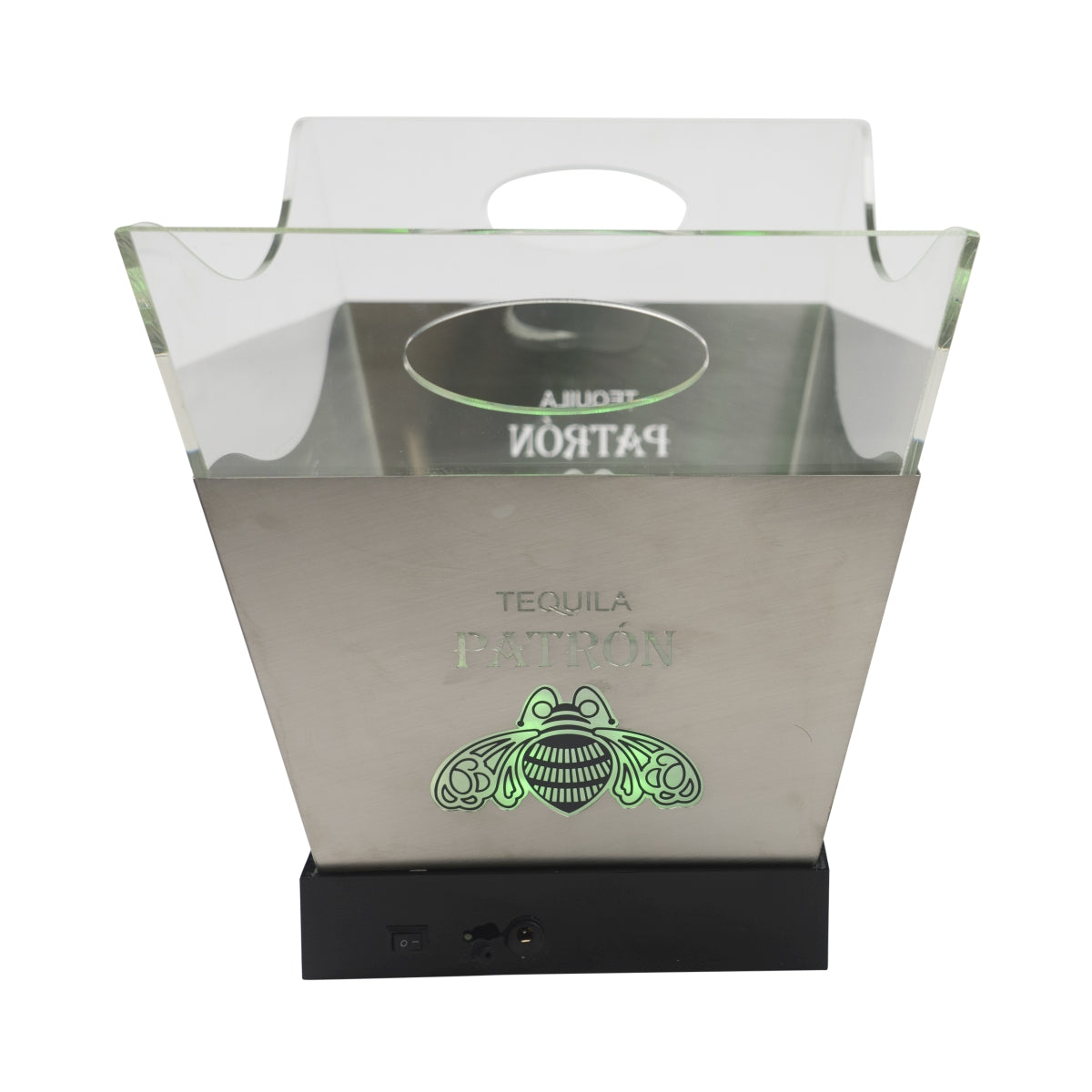 Patron Tequila Cooler LED Cooler Tub Box Ice Magnum Bottle Ice Cubes – View 4