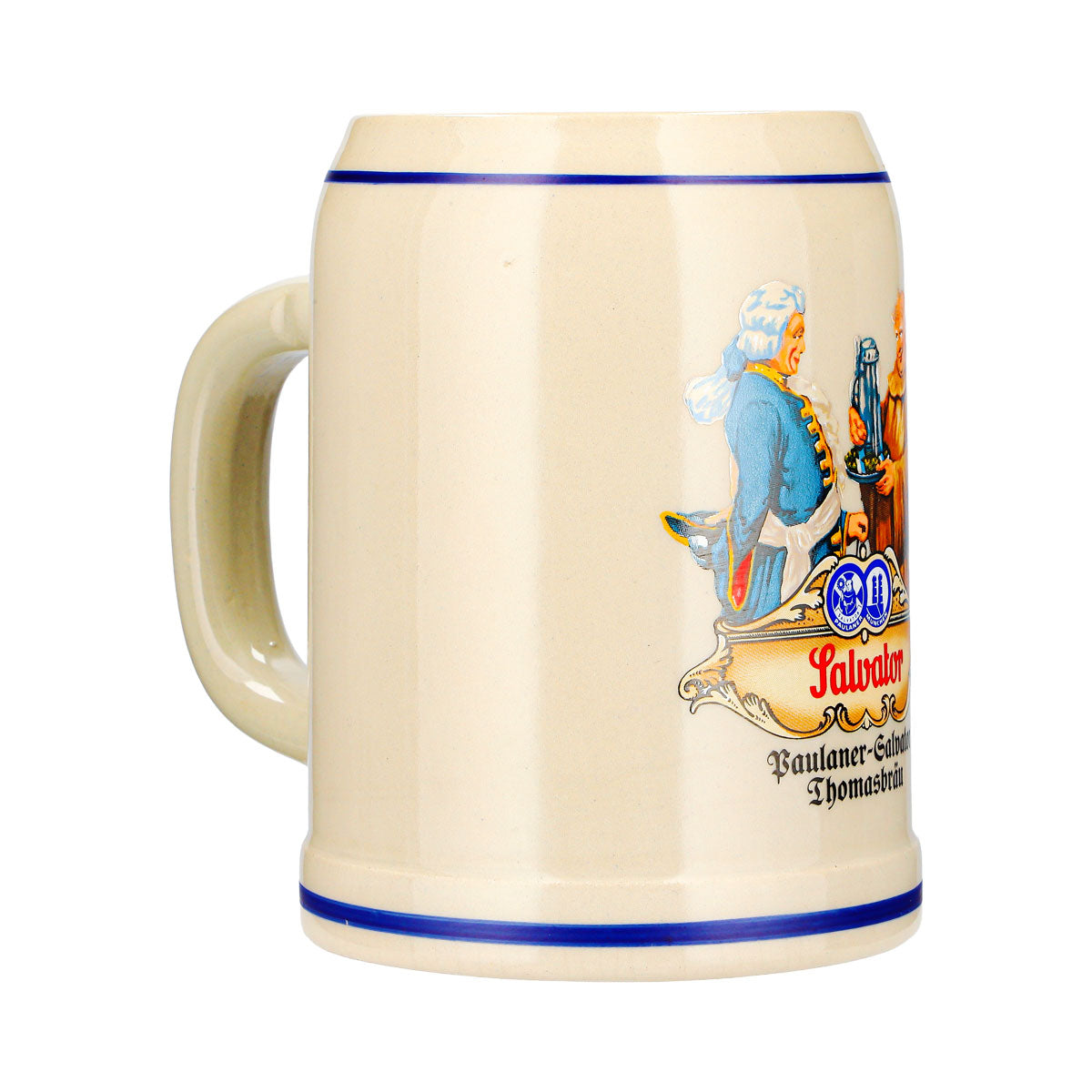Paulaner Beer Glass, 0.5-liter Jug, Salvator, Thomasbräu, Ton Gerz – View 2