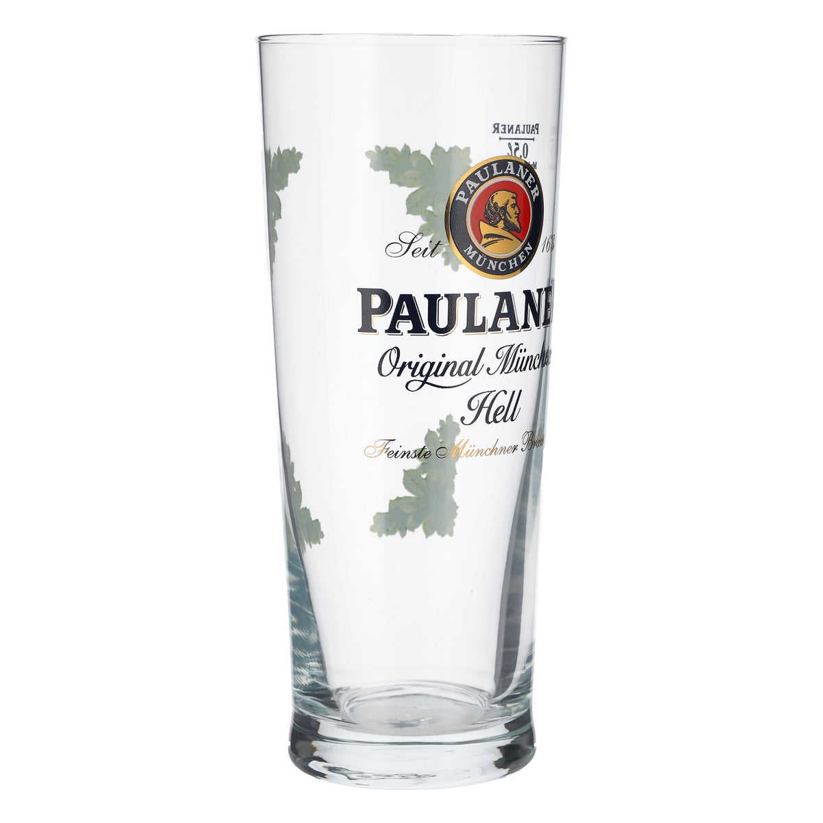 Paulaner beer glass tumbler Munich 0.5l light graffiti glass with pen – View 2