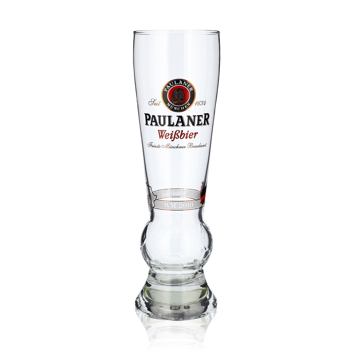Paulaner Beer Glass LED Wheat Beer Glass Special Edition Glass 2010 World Cup Lighting