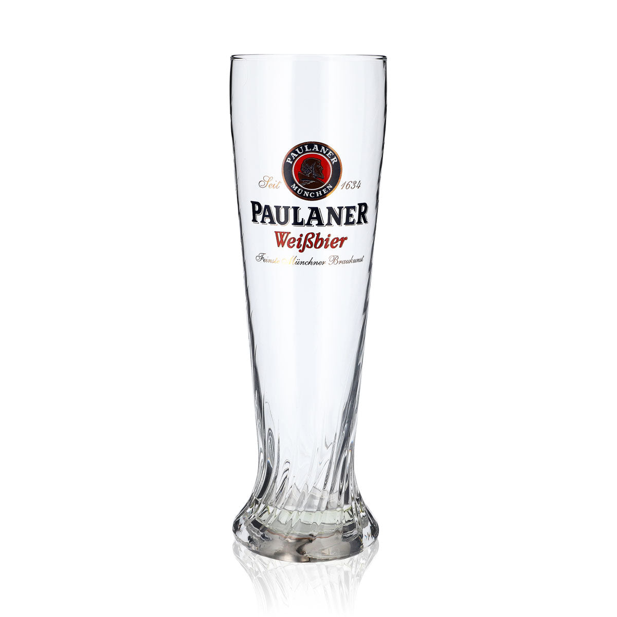 Paulaner Beer Glass LED Wheat Beer Glass Relief Glass 0.5l Beer Glass Sahm Special Glass