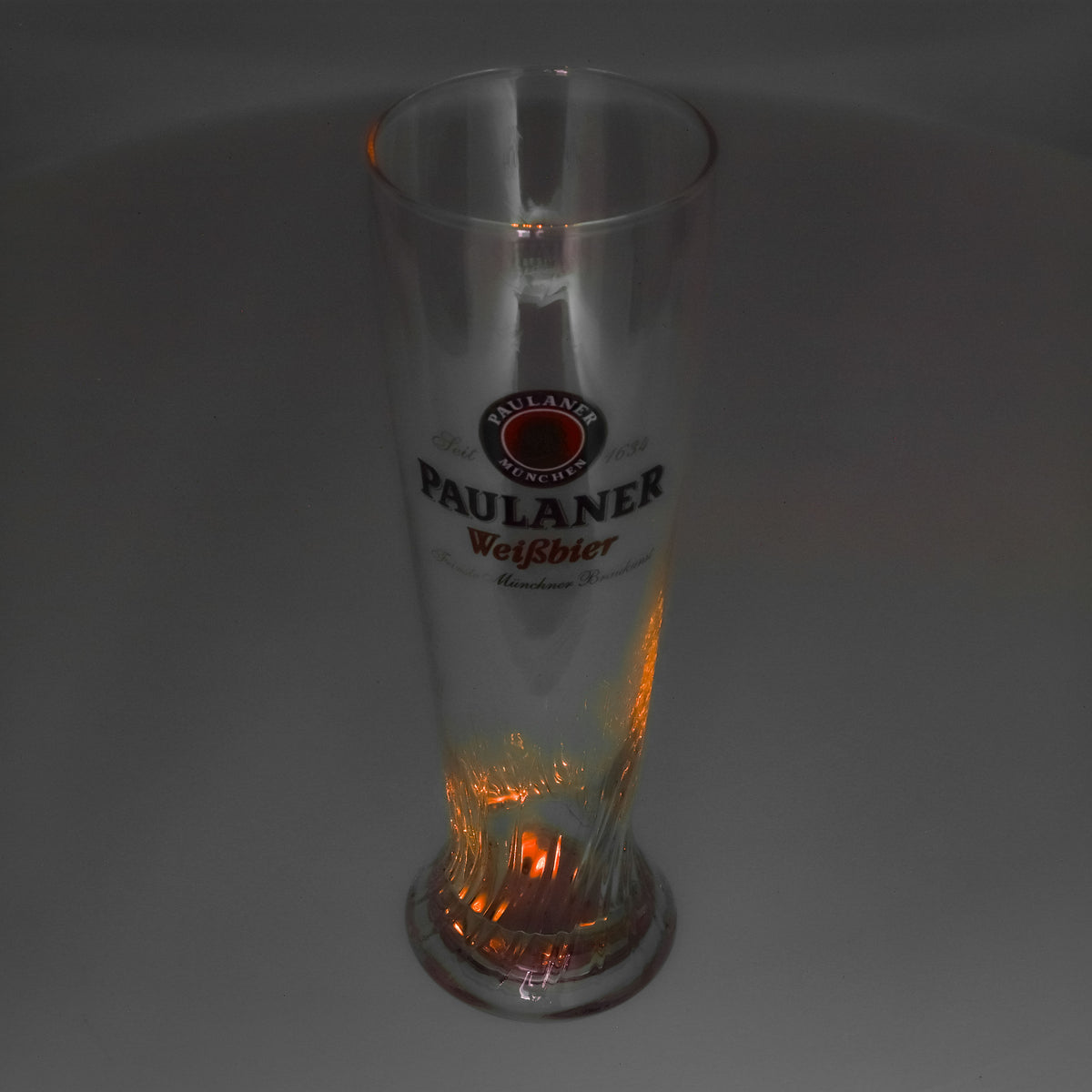 Paulaner Beer Glass LED Wheat Beer Glass Relief Glass 0.5l Beer Glass Sahm Special Glass – View 4