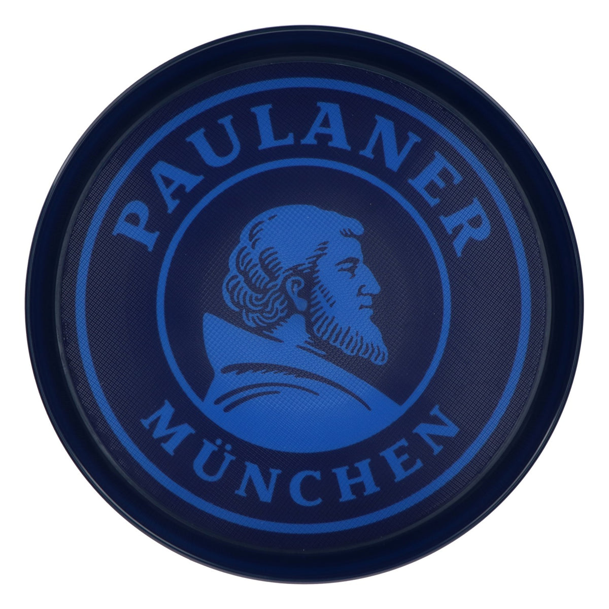 Paulaner Beer Tray Serving Tray Waiter's Tray Blue Rubberized