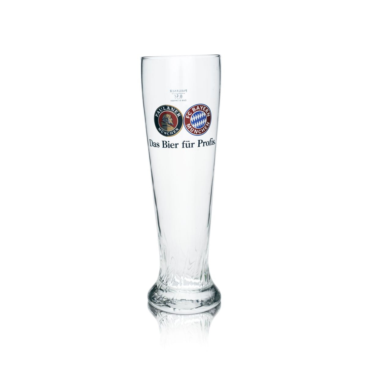 Paulaner wheat beer glass 0.5 l FC Bayern Munich wheat beer glasses special edition collector's item