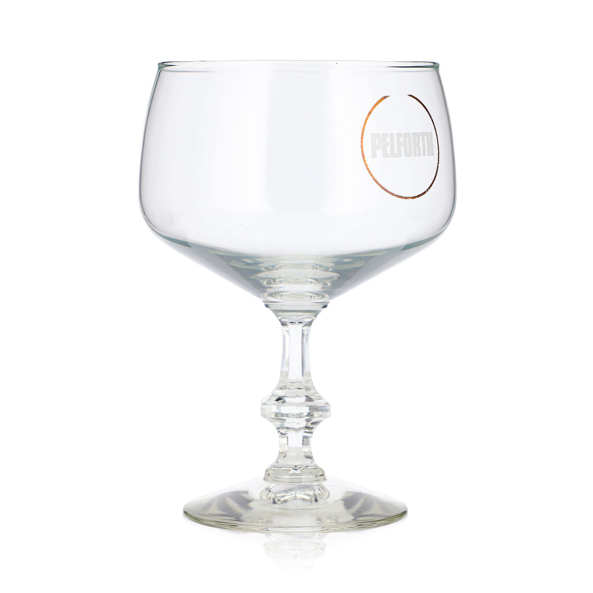 Pelforth Beer Glass 0.35 L, Tulip-Shaped, Square Stem, Durobor – View 3