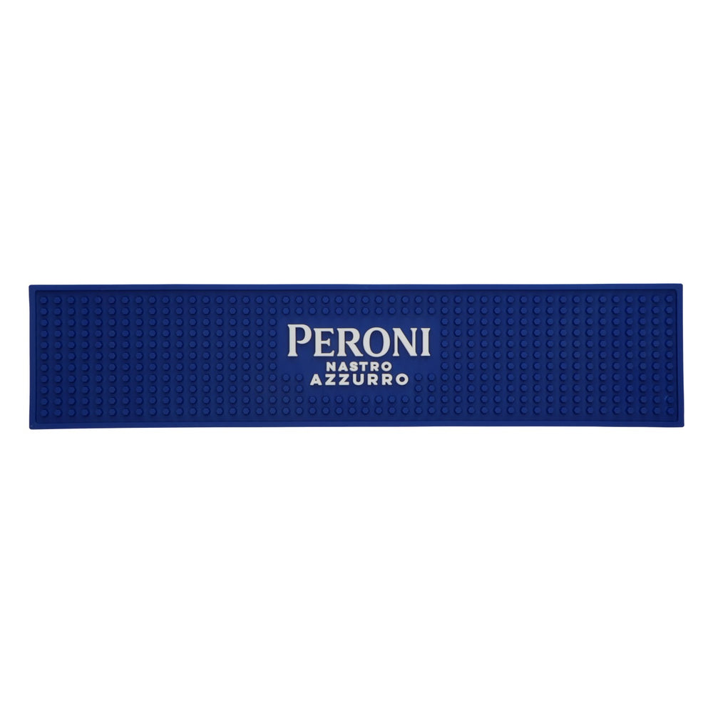 Peroni Nastro Azzurro Blue Bar Mat - New Original Rubber Bar Mat - Beer Accessory