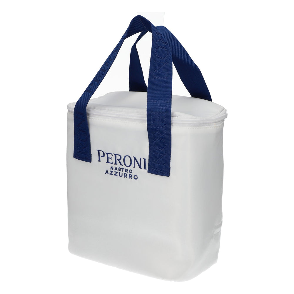 Peroni Beer Cooler Bag, White Polyester, Nastro Azzurro, New