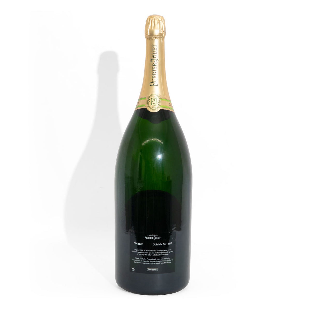 Perrier Jouet Champagne EMPTY decorative bottle Show bottle 6l "Grand Brut" Empty bottle – View 3