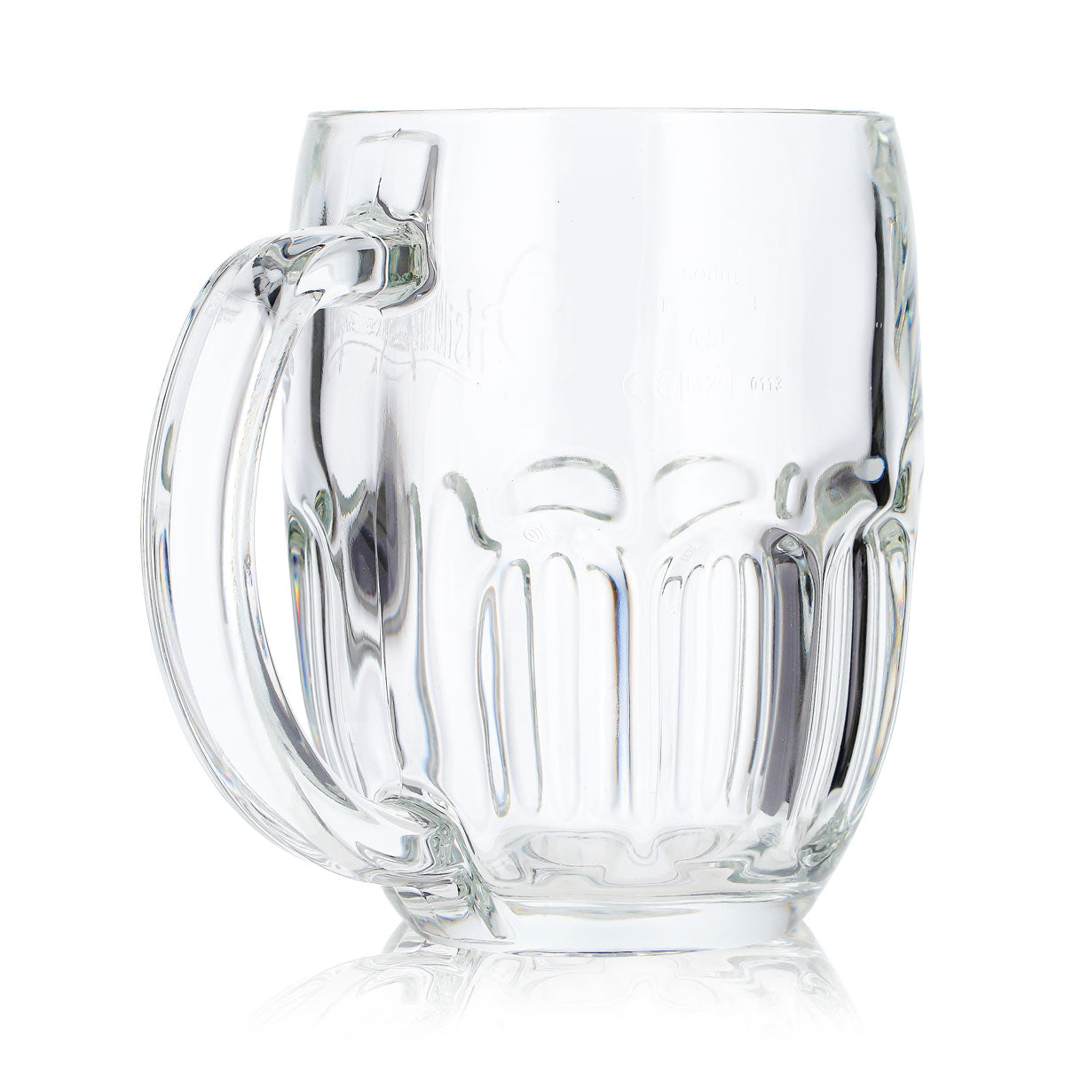 Pilsner Urquell Beer Glass 0.5l Mug Relief Sahm Seidel Handle Glasses Pils Export – View 6