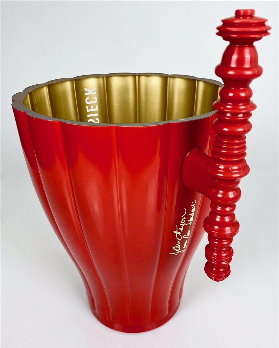 Piper-Heidsieck Champagne LED Rechargeable Bottle Cooler Ice Cube Tray Single Red – View 3