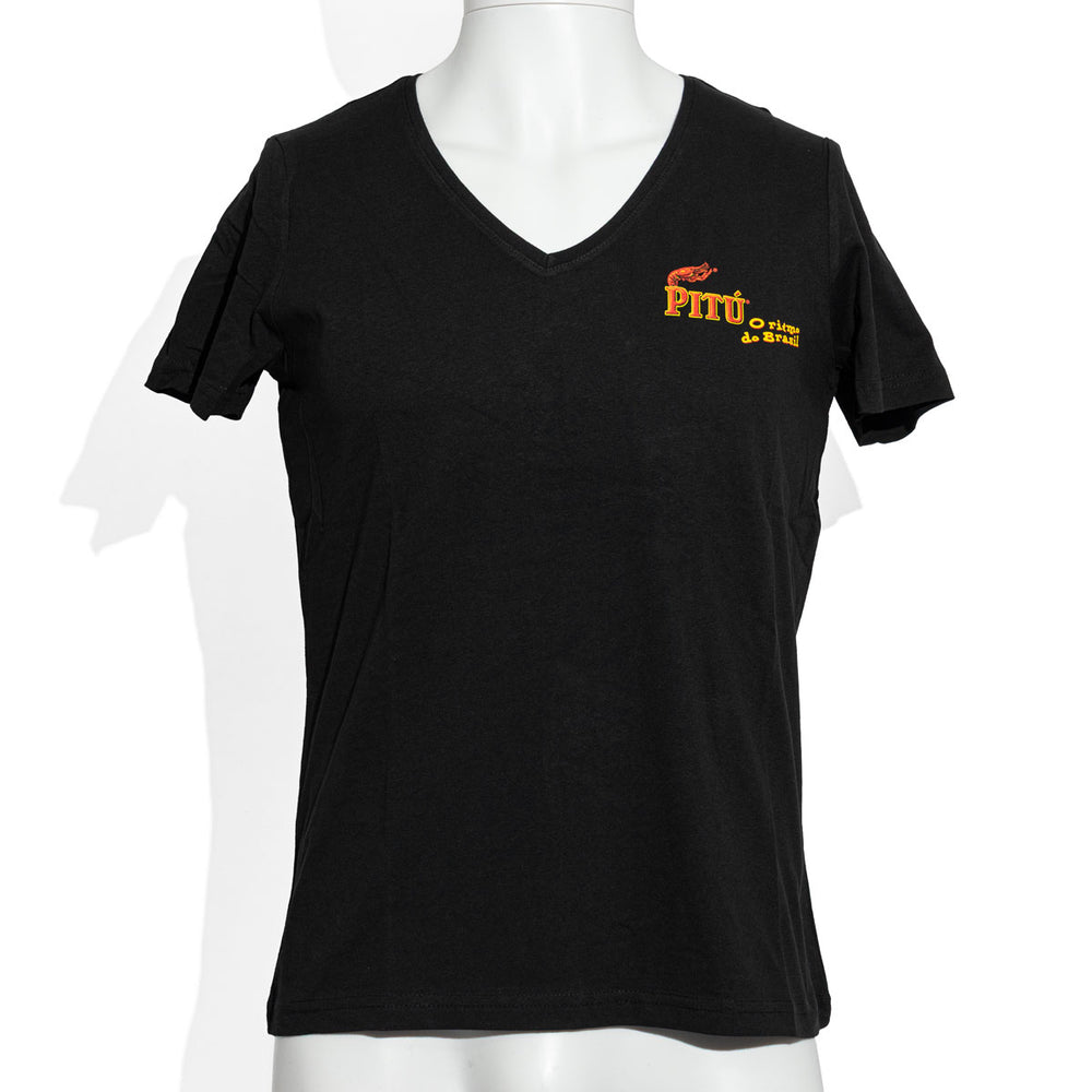Pitu Rum T-shirt Size L Shirt Casual shirt Summer shirt Women's V-neck