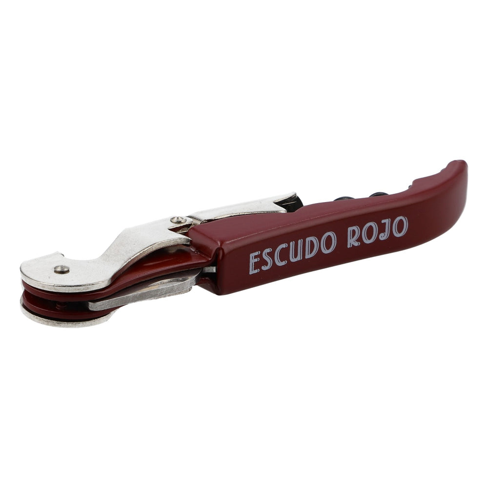 Pulltap's Wine Corkscrew, Bottle Opener, and Waiter's Knife in Wine Red (Escudo Rojo)