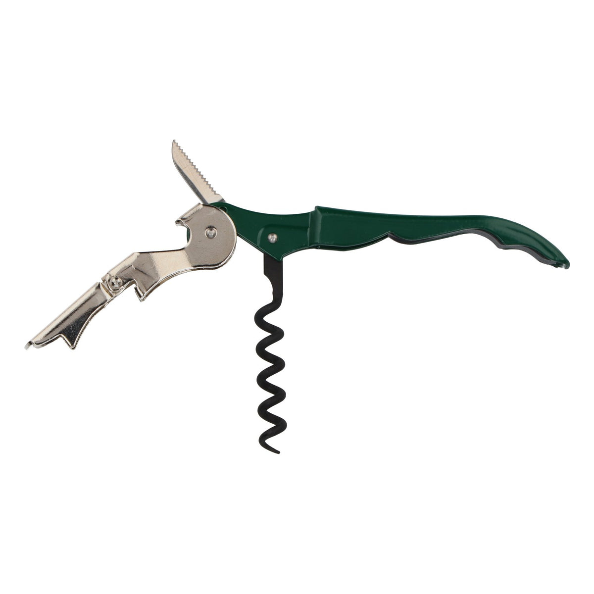 Pulltap's Wine Corkscrew, Bottle Opener, and Waiter's Knife, Green, Austria – View 3