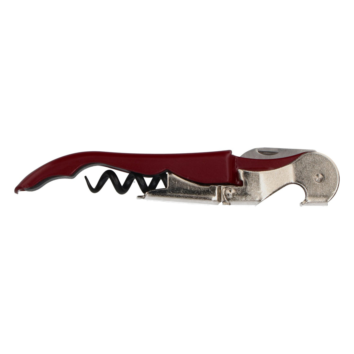 Pulltap's Wine Corkscrew, Bottle Opener, and Waiter's Knife in Wine Red (Escudo Rojo) – View 3