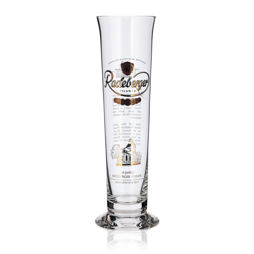 Radeberger Beer Glass Collectible Glass Tulip Glasses Annual Edition 2012 Stange