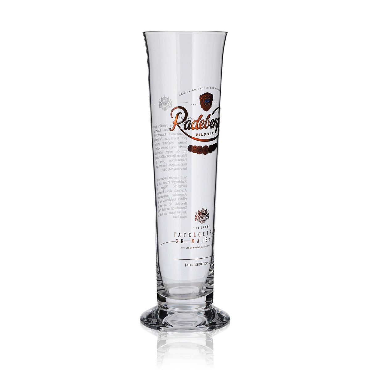 Radeberger Beer Glass Collectible Glasses Tulip Annual Edition 2015 Stange – View 2