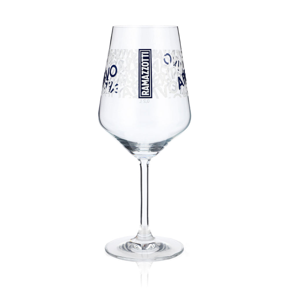 Ramazzotti liqueur glass 0.2 l stemmed glasses cocktail wine glass aperitif imprint