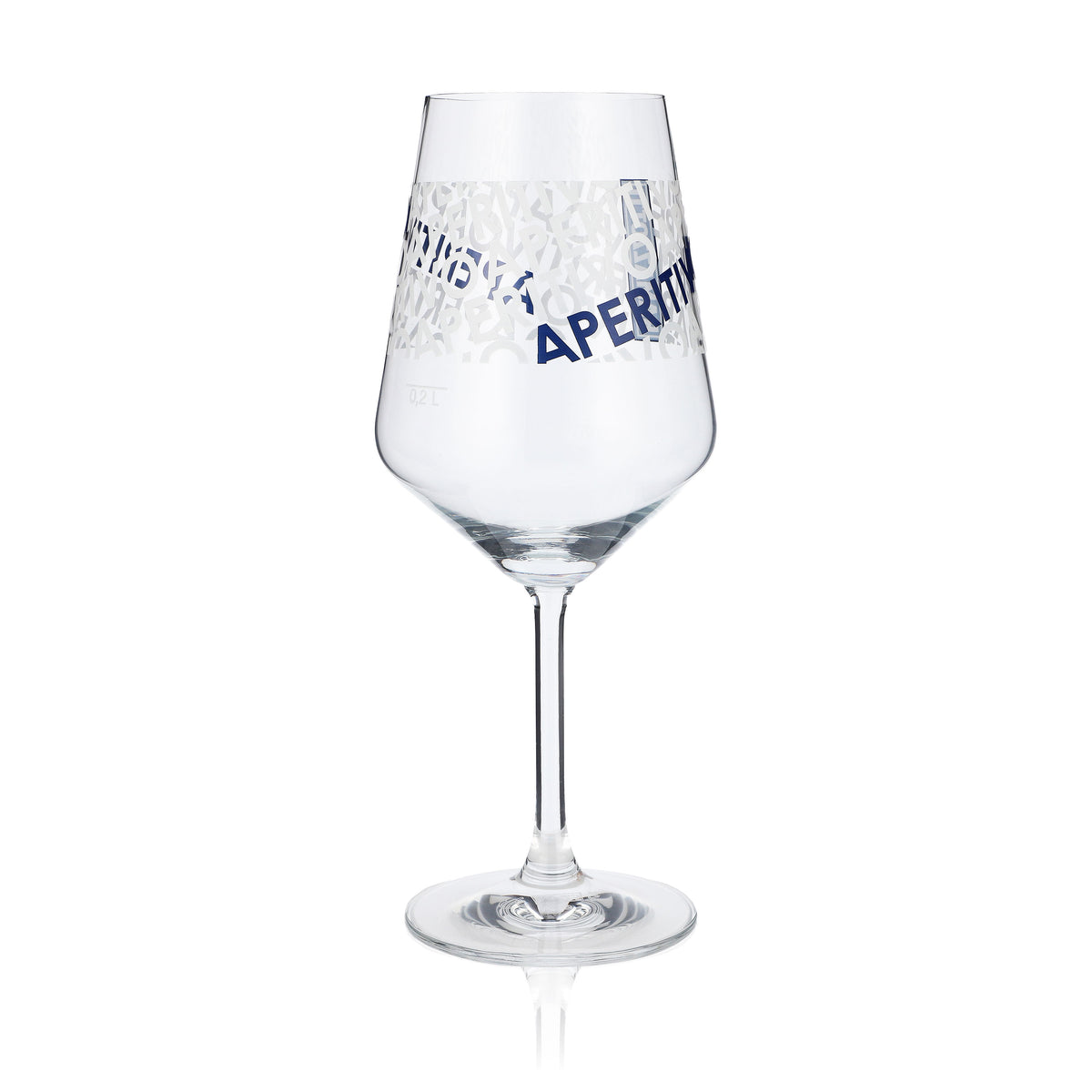 Ramazzotti liqueur glass 0.2 l stemmed glasses cocktail wine glass aperitif imprint – View 3