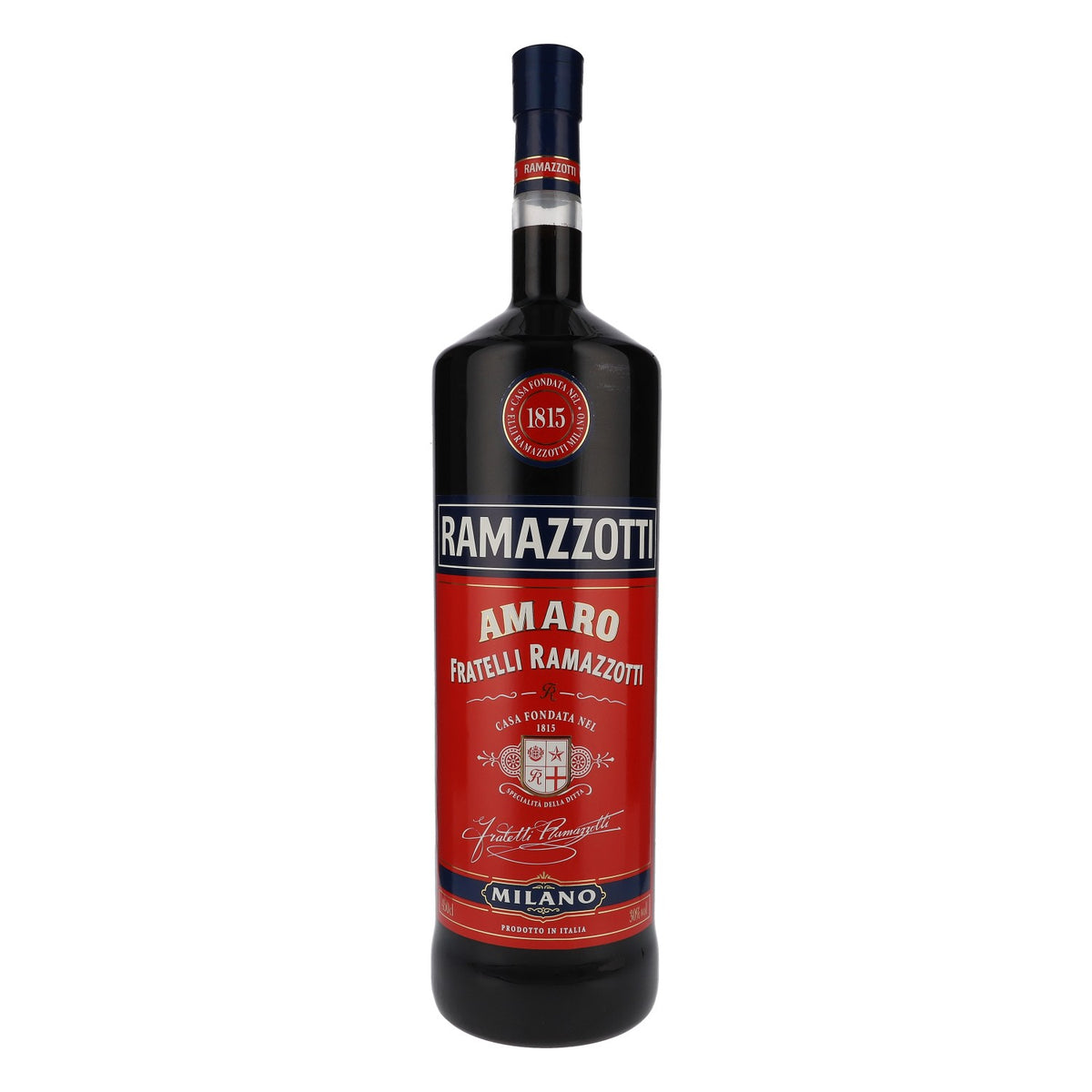 Ramazzotti liqueur EMPTY genuine glass decorative bottle 4.5 l display bottle