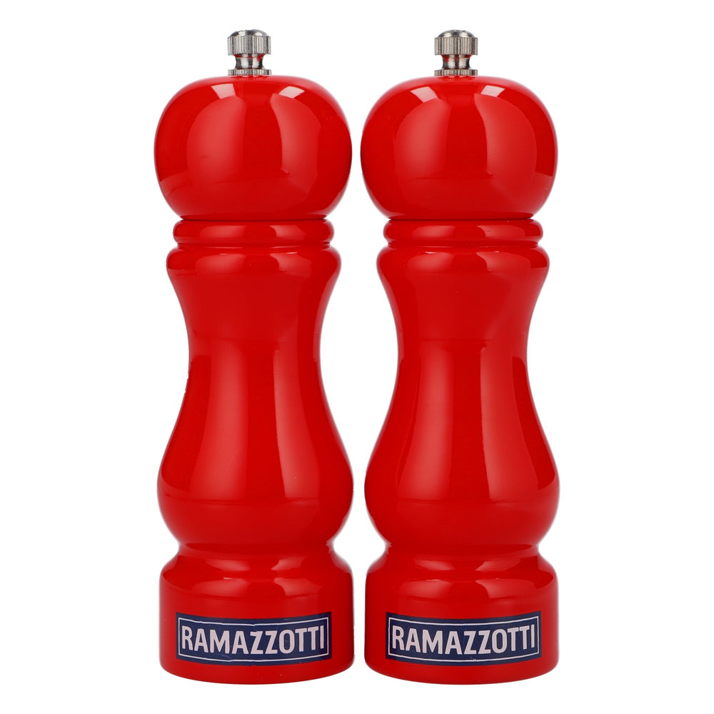 Ramazzotti Liqueur Salt & Pepper Mill Ceramic Grinder Mill Red Small