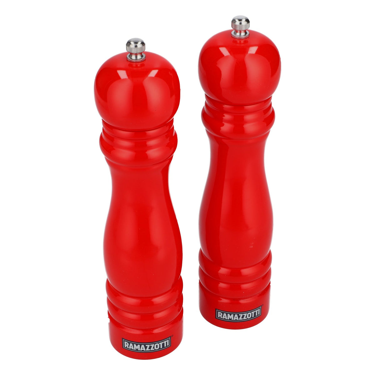 Ramazzotti Salt & Pepper Mill Liqueur Real Wood Ceramic Grinder Mill Red Large – View 4