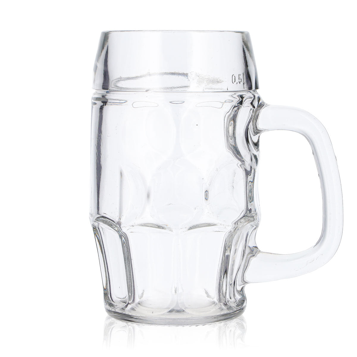 Rastal Beer Glass, 0.5-liter Jug, Contoured, B-Grade, Used – View 5
