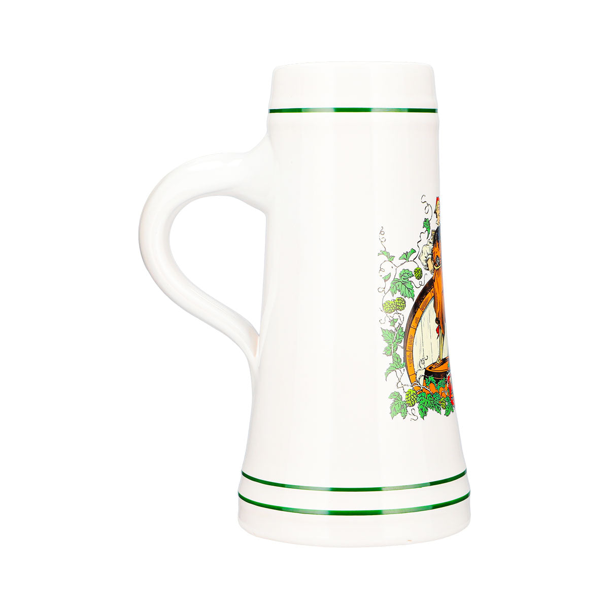 Rastal Beer Glass 0.68 L Mug: Man with Beer, Earthenware, Ceramic, Bavaria – View 3