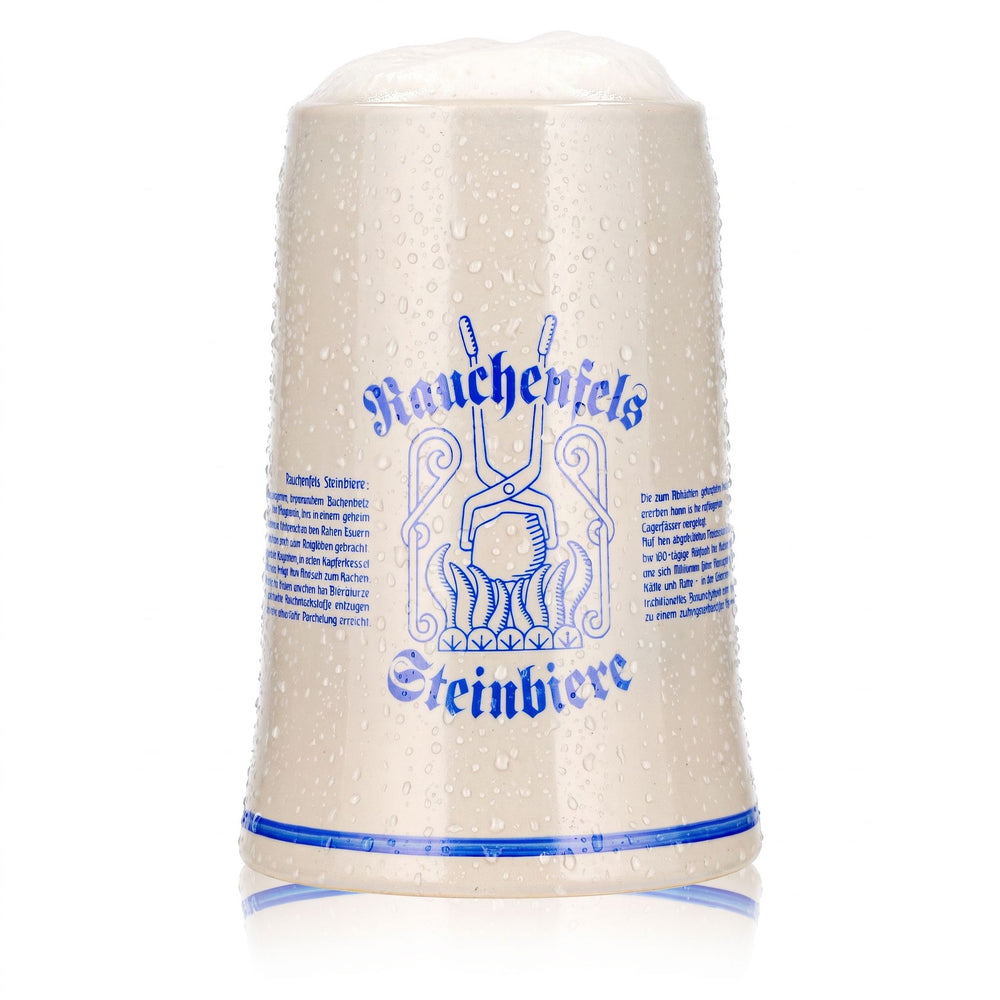 Rauchenfels Beer Glass, Clay Jug, 0.3 L, Beer Mug, Stoneware Beer Glass, Stoneware Beer Mug