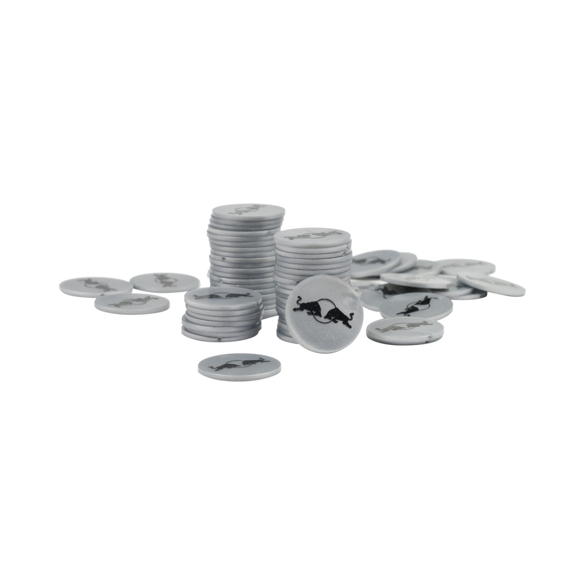 Red Bull Energy Drinks Branded Chips Deposit approx. 500 pieces silver RB – View 4