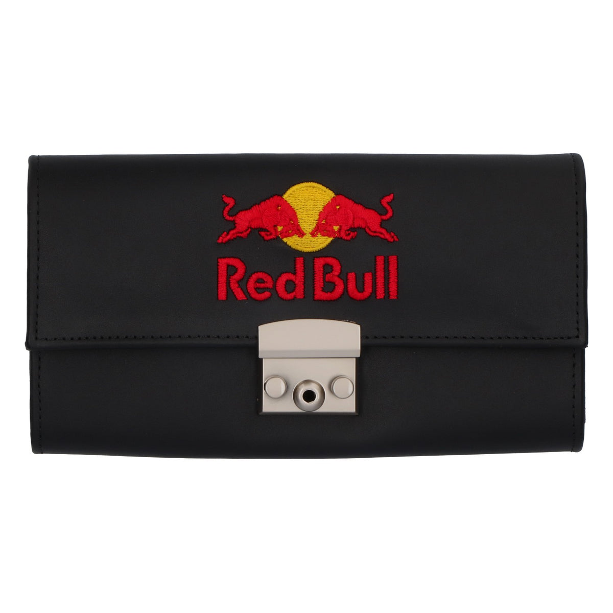 Red Bull Energy Waiter's Wallet Purse Quick-release Fastener Faux Leather