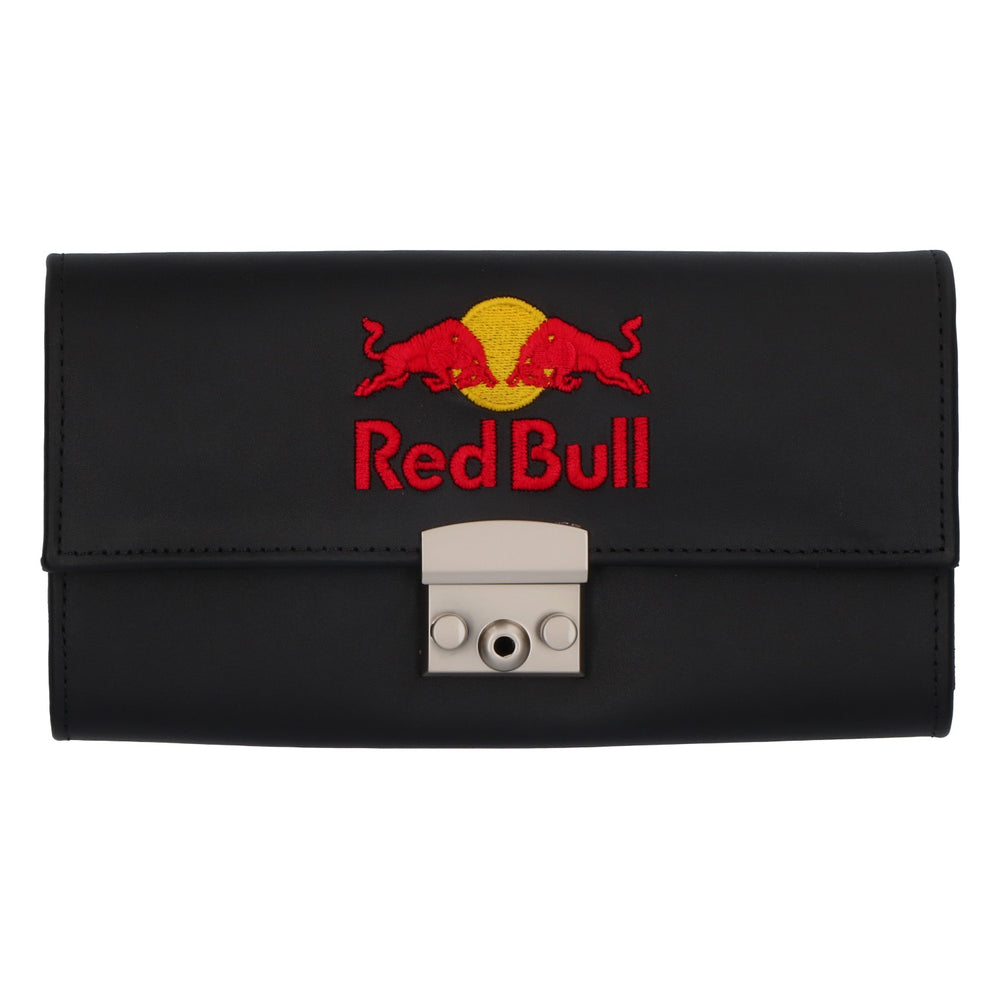 Red Bull Energy Waiter's Wallet Purse Quick-release Fastener Faux Leather