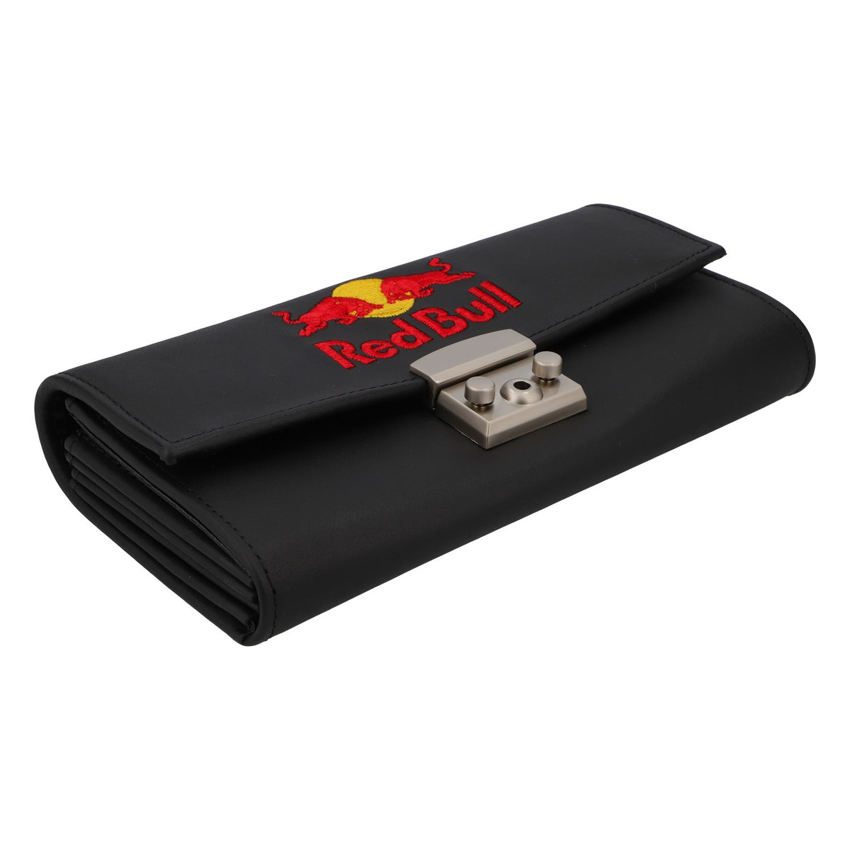 Red Bull Energy Waiter's Wallet Purse Quick-release Fastener Faux Leather – View 3