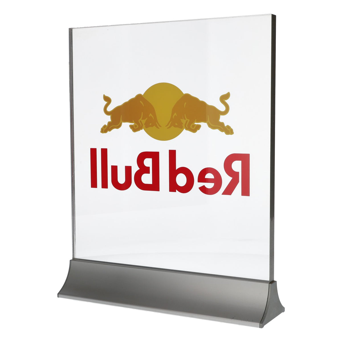 Red Bull Energy LED illuminated sign Illuminated advertising 31x25cm Silver Base – View 5