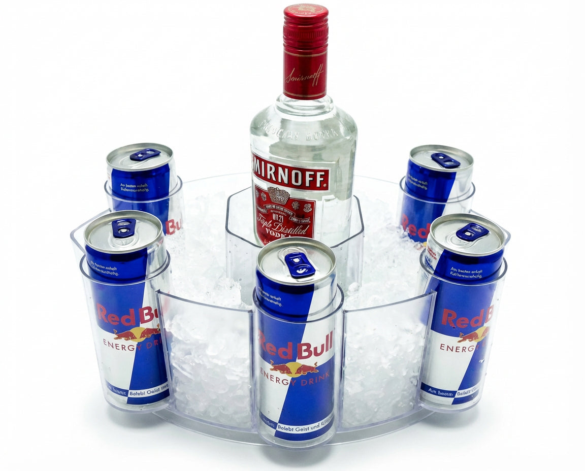 Red Bull Cooler Energy The Boat Big 6 Cans Boat Ice Cubes Cooler Ice Gastro Bar
