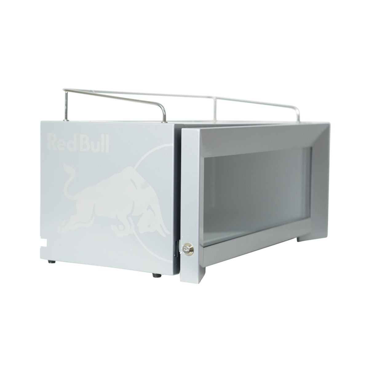 Red Bull Fridge Back Bar Silver Cooler Eco LED Illuminated Fridge Cooler