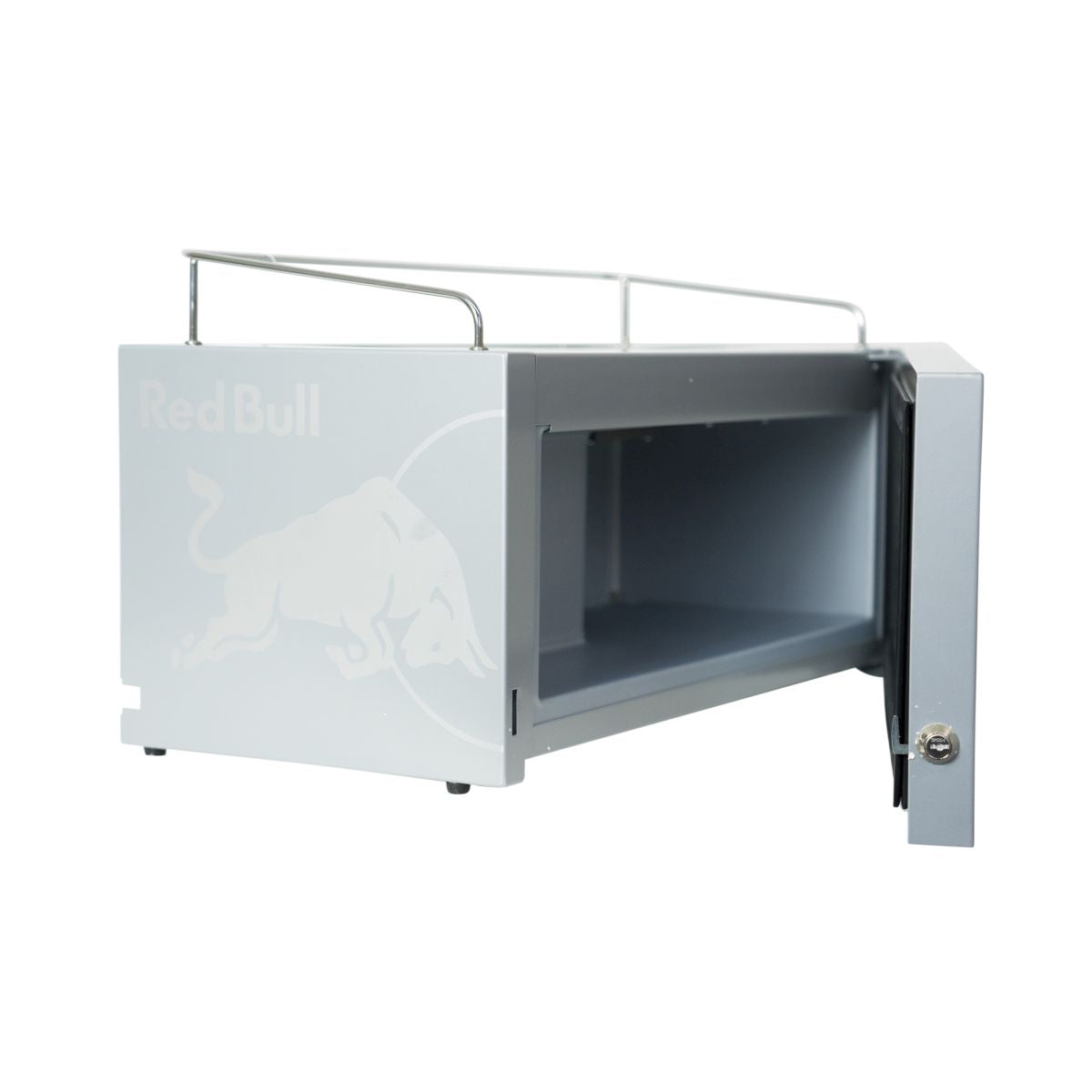 Red Bull Fridge Back Bar Silver Cooler Eco LED Illuminated Fridge Cooler – View 5