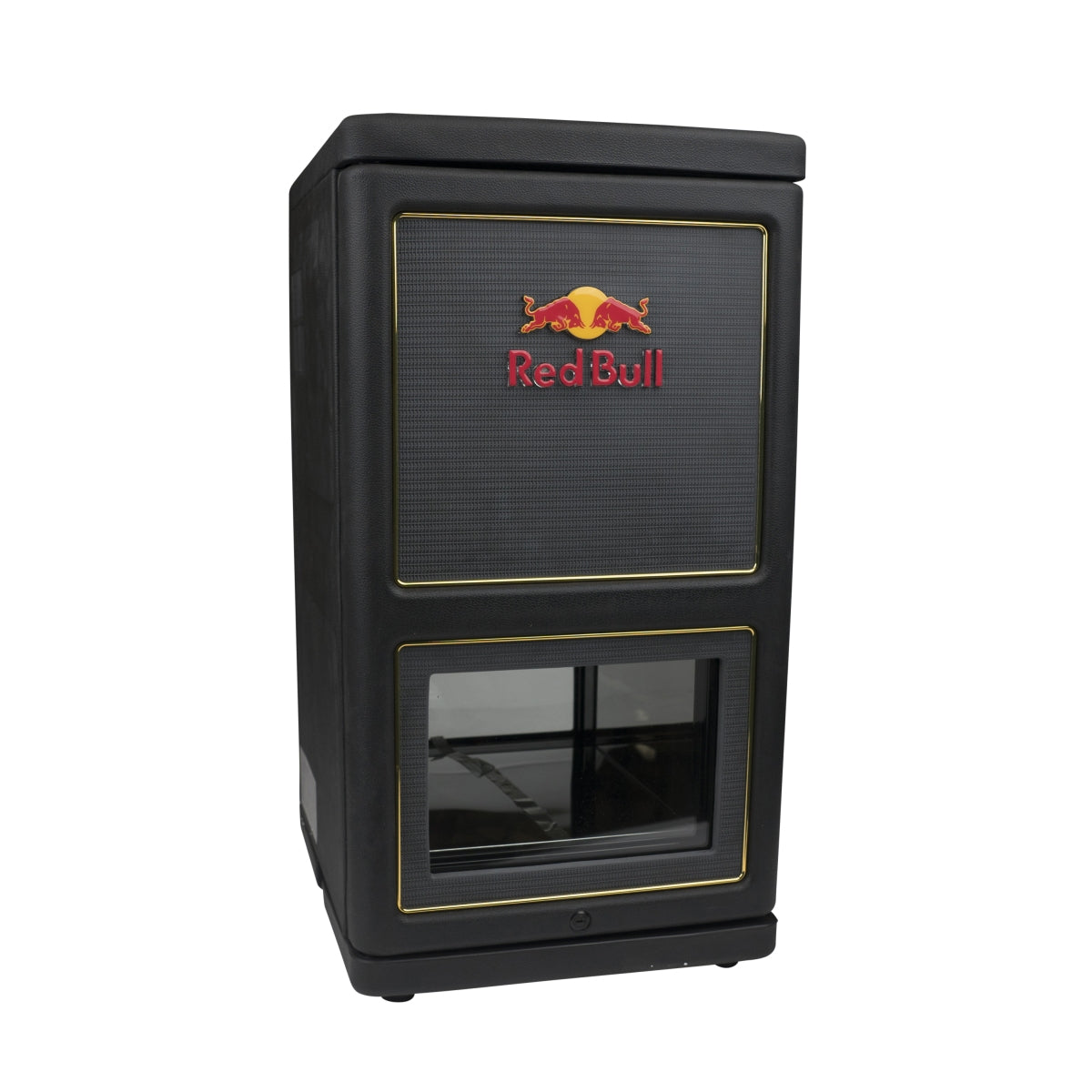 Red Bull Fridge DJ Cooler Amplifier Fridge LED Gastro Rare Black Cans – View 4