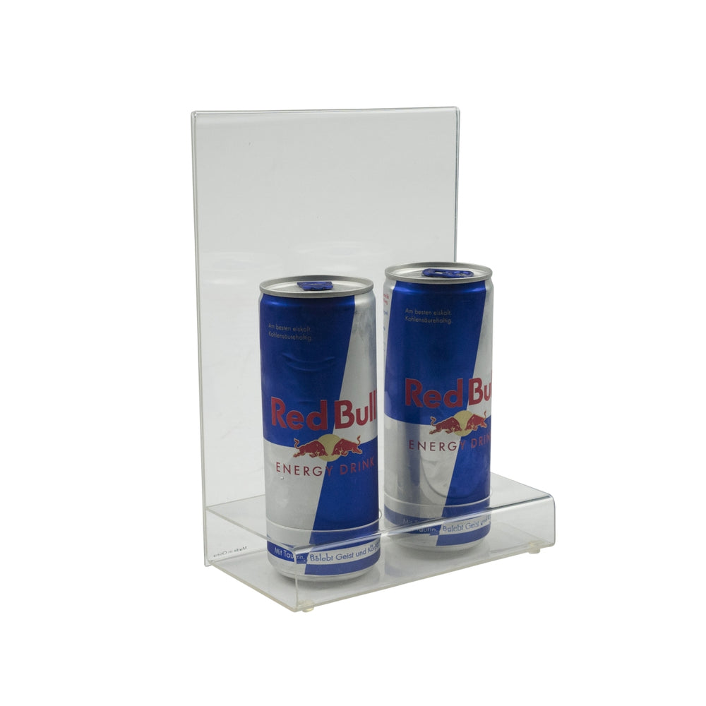 Red Bull table display can holder beverage display stand for restaurants and bars