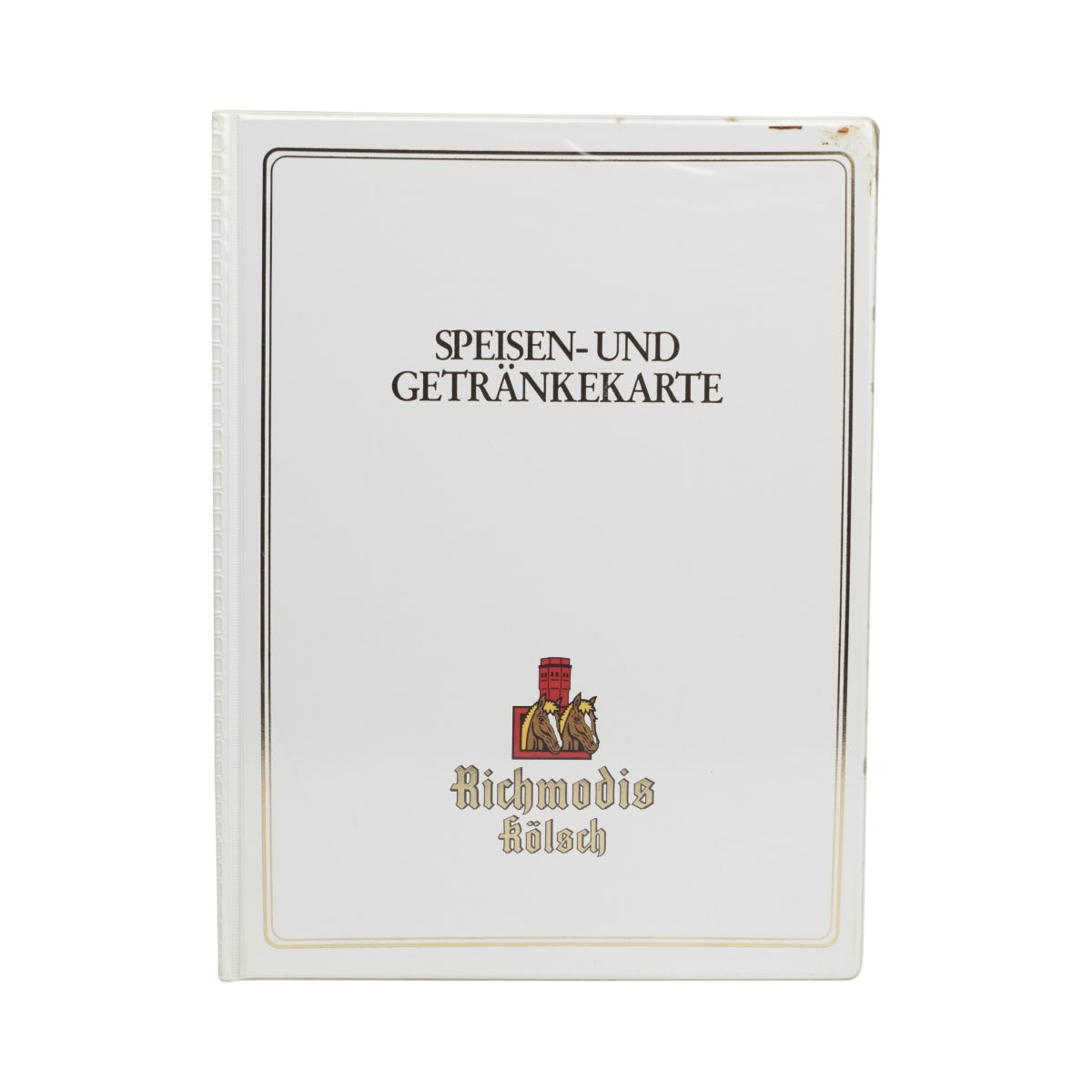 Richmodis Kölsch Beer Food and Beverage Menu White 4 Pages DINA4 Menu Bar