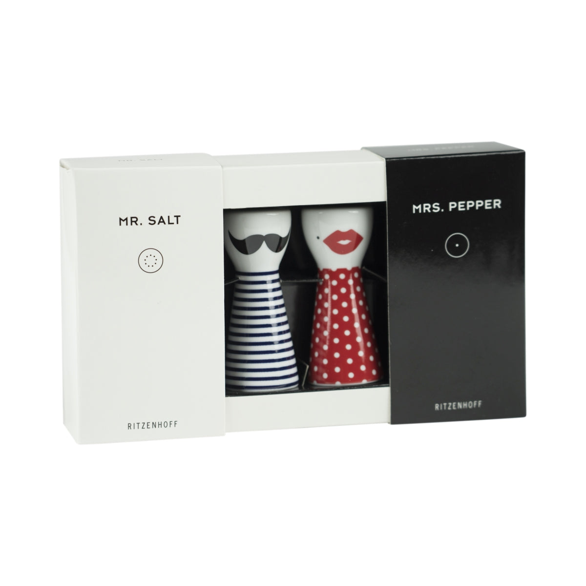 Ritzenhoff Mr. Salt Mrs. Pepper Shaker Salt Pepper Spice Kitchen Pietro Chiera