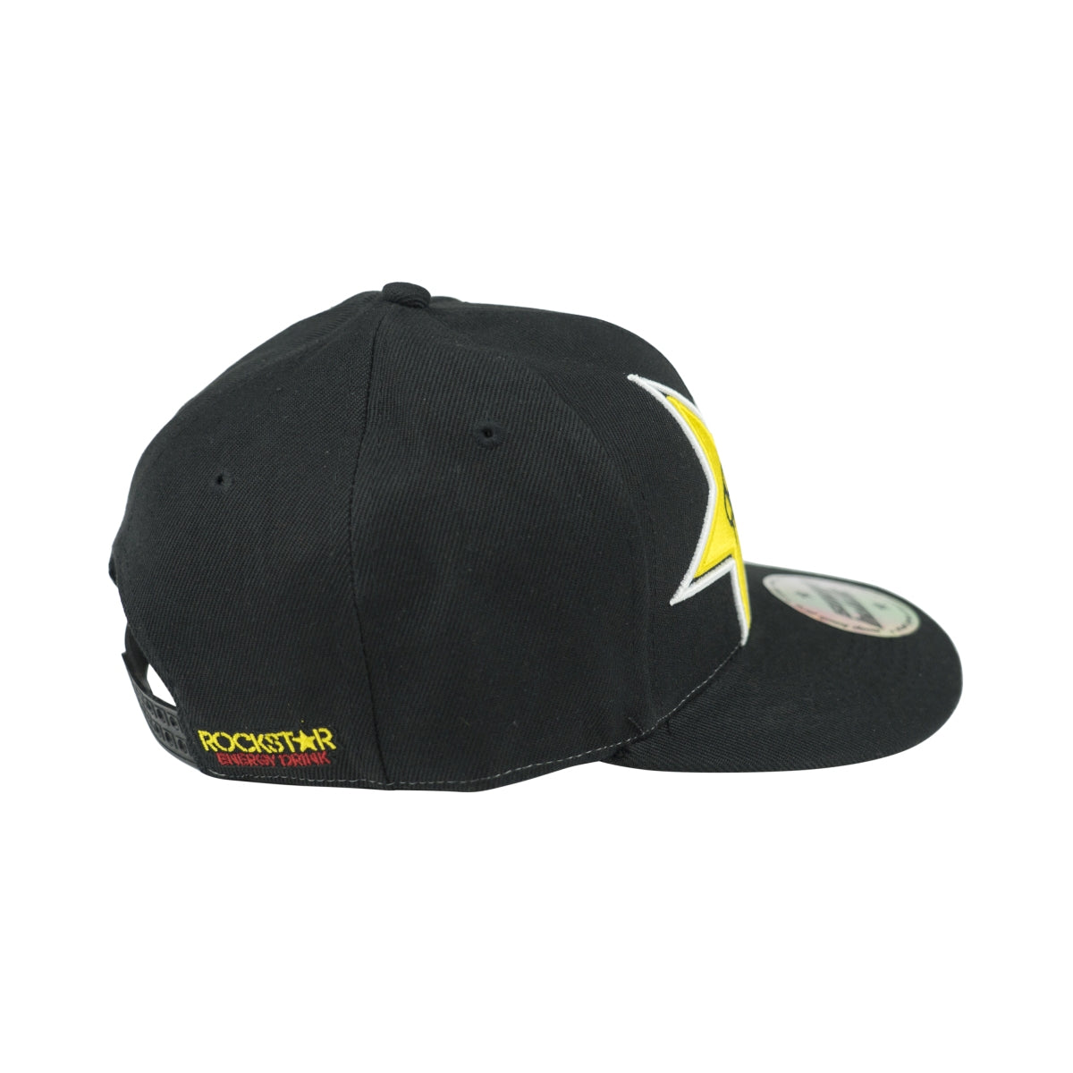 10x Rockstar Energy Cap Snap Baseball Cap Back Cap Black Unisex Cap BMX – View 3